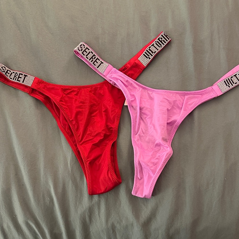 very sexy rhinestone panties bundle